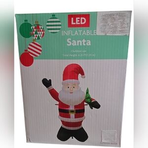 LED Inflatable Santa Outdoor Decor
